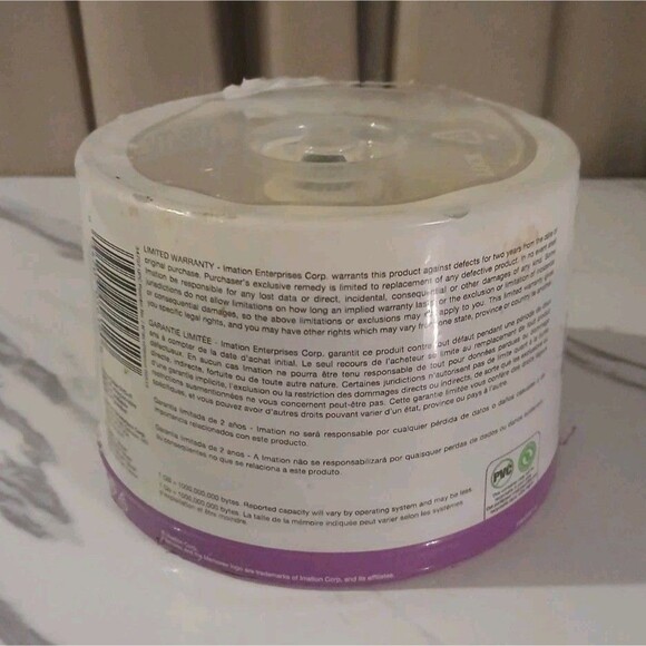 Memorex 50 Pack DVD+R 16X, 4.7GB, 120 Min. Recordable New - Picture 5 of 6